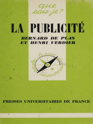 cover image of La Publicité